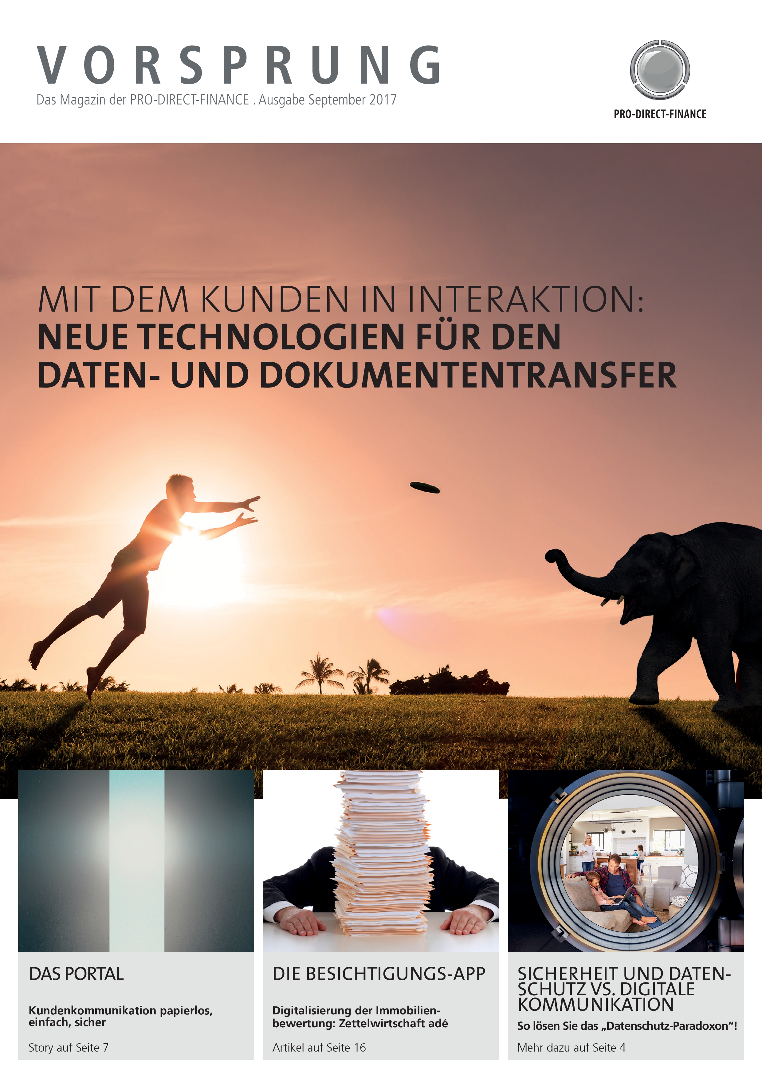 Banken-Magazin Vorsprung Titelbild